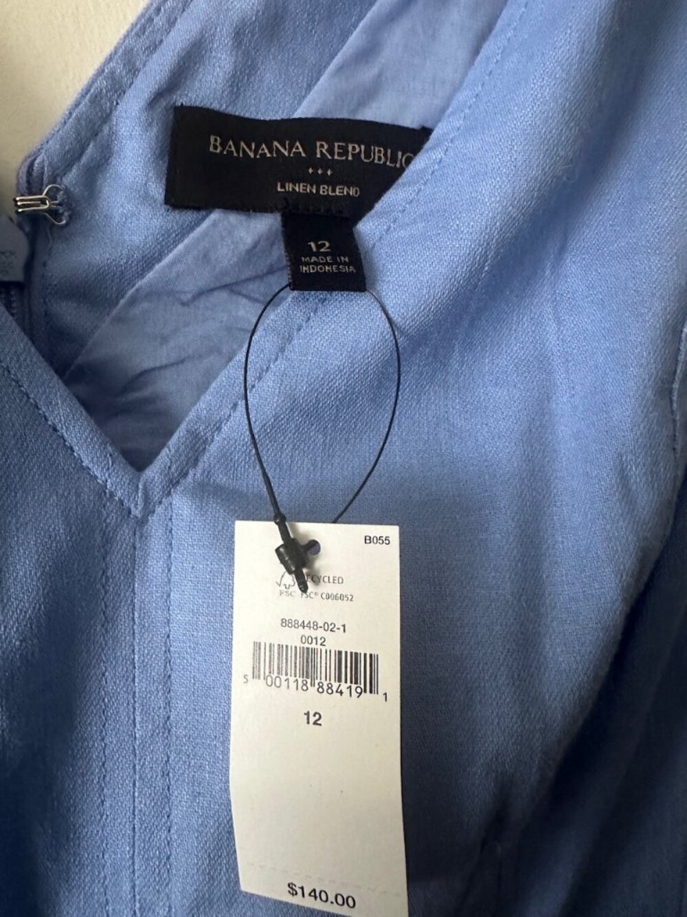 Banana Republic blue maxi sleeveless dress - Picture 4 of 5